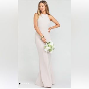 Show Me Your Mumu Chicago High Neck bridesmaid dress